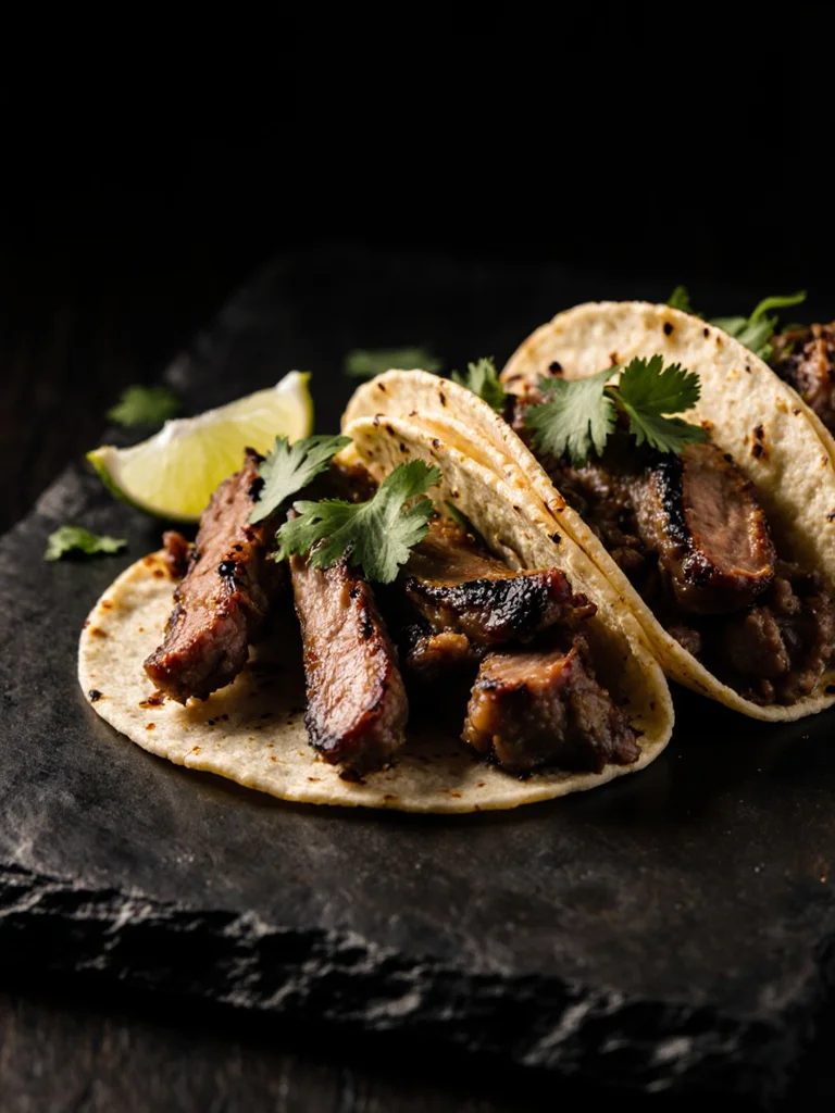 Tacos de arrachera premium